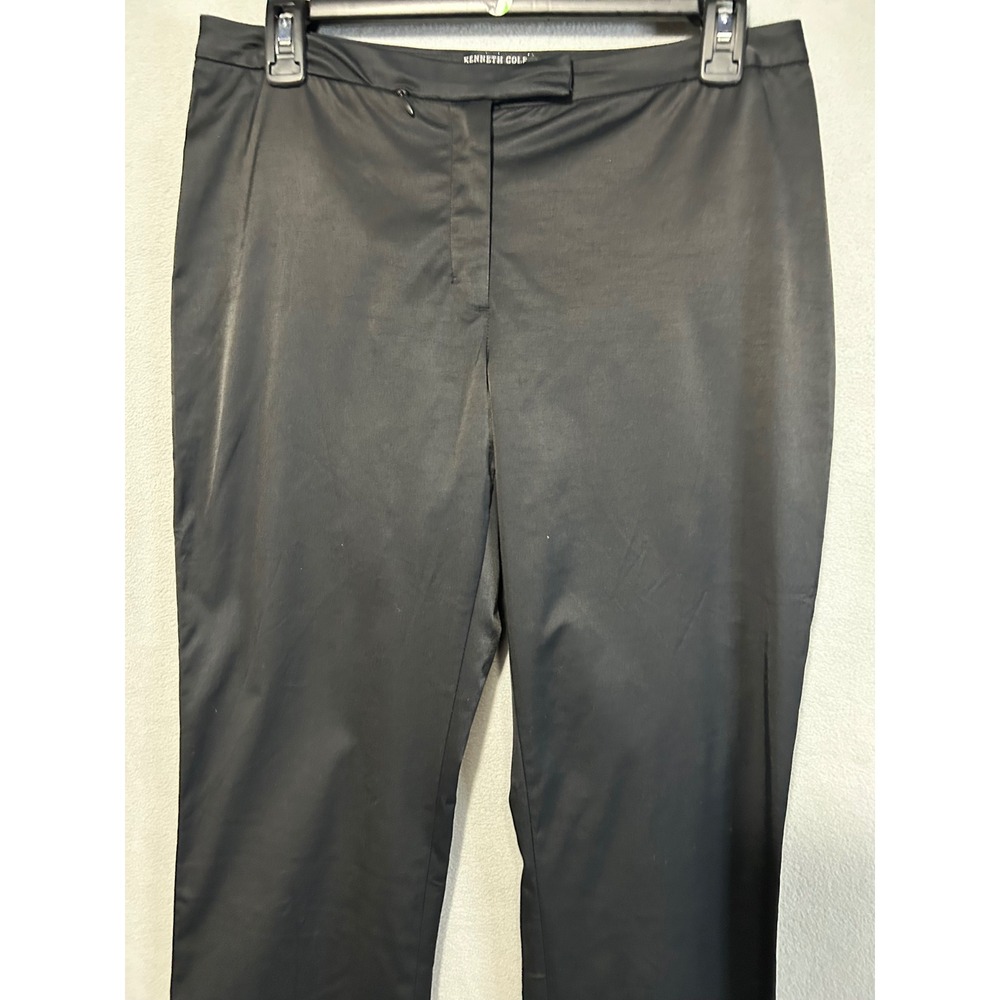 Kenneth Cole Black Dress Pants Womens Size 6 Stretch Career Business - Picture 2 of 5
